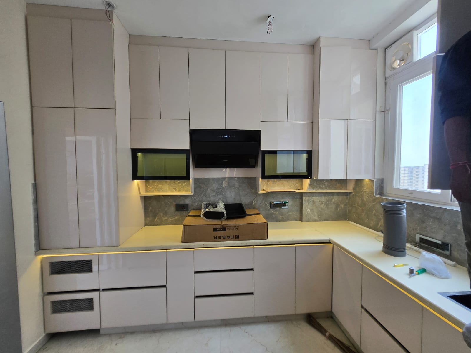 Kitchen Cabinet Installation View