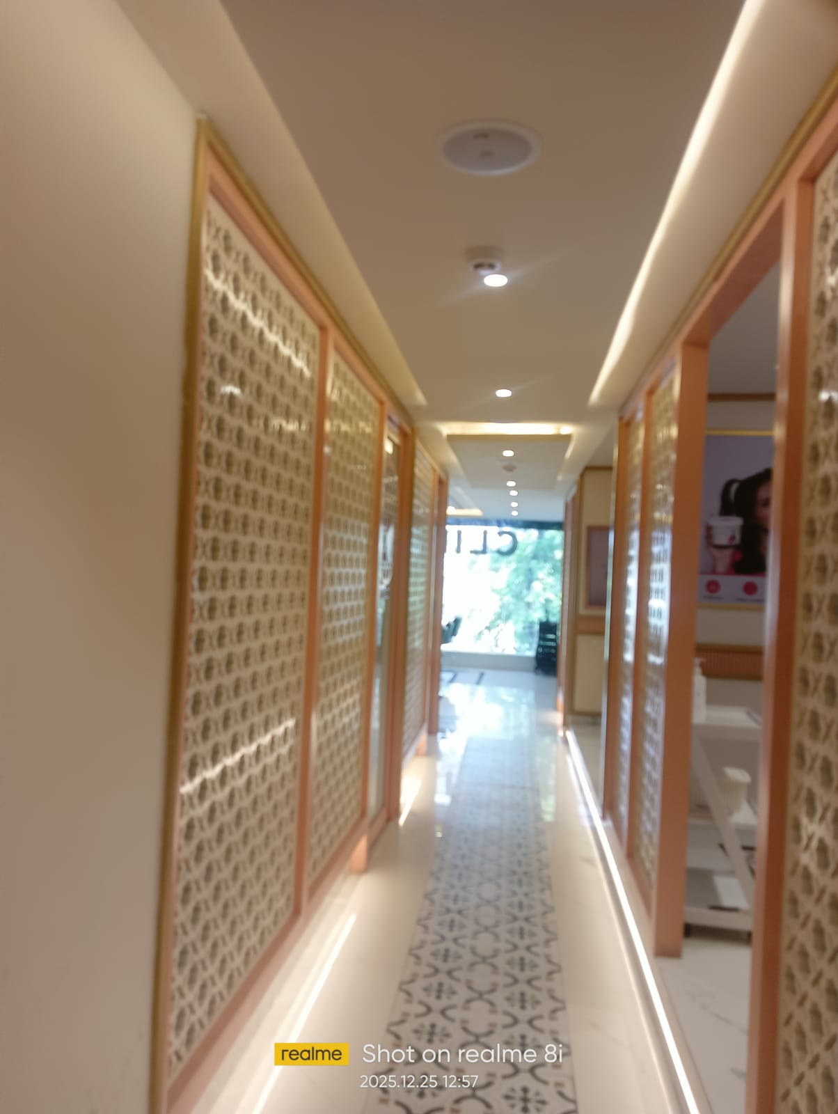 Salon Corridor Interior