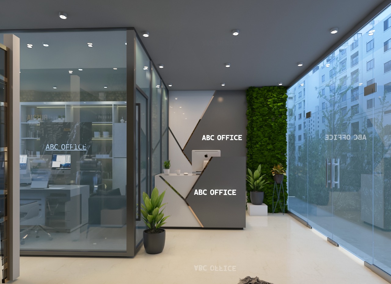 Modern Office Reception & Lobby Desk