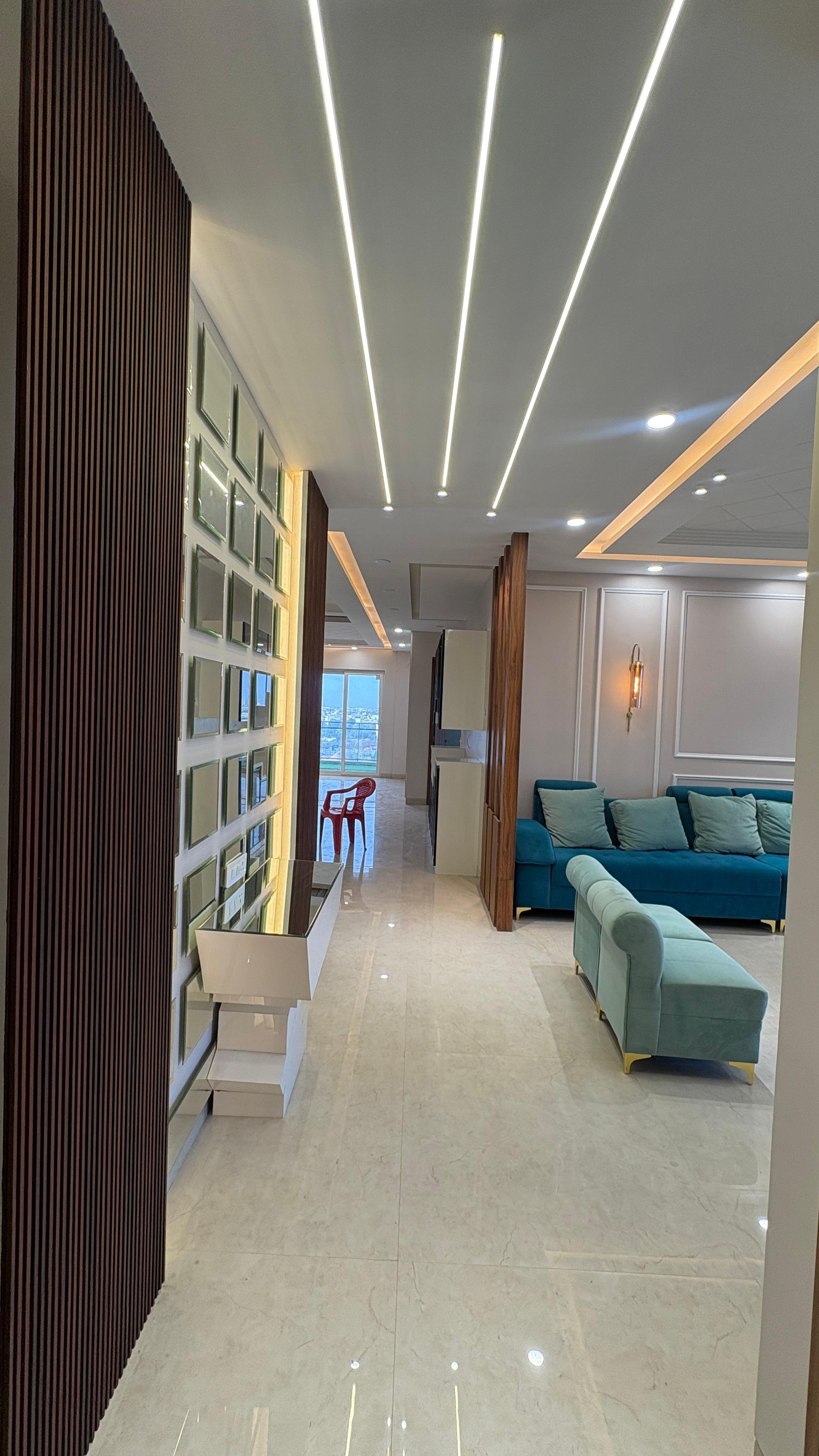 Modern Wooden Staircase Lobby
